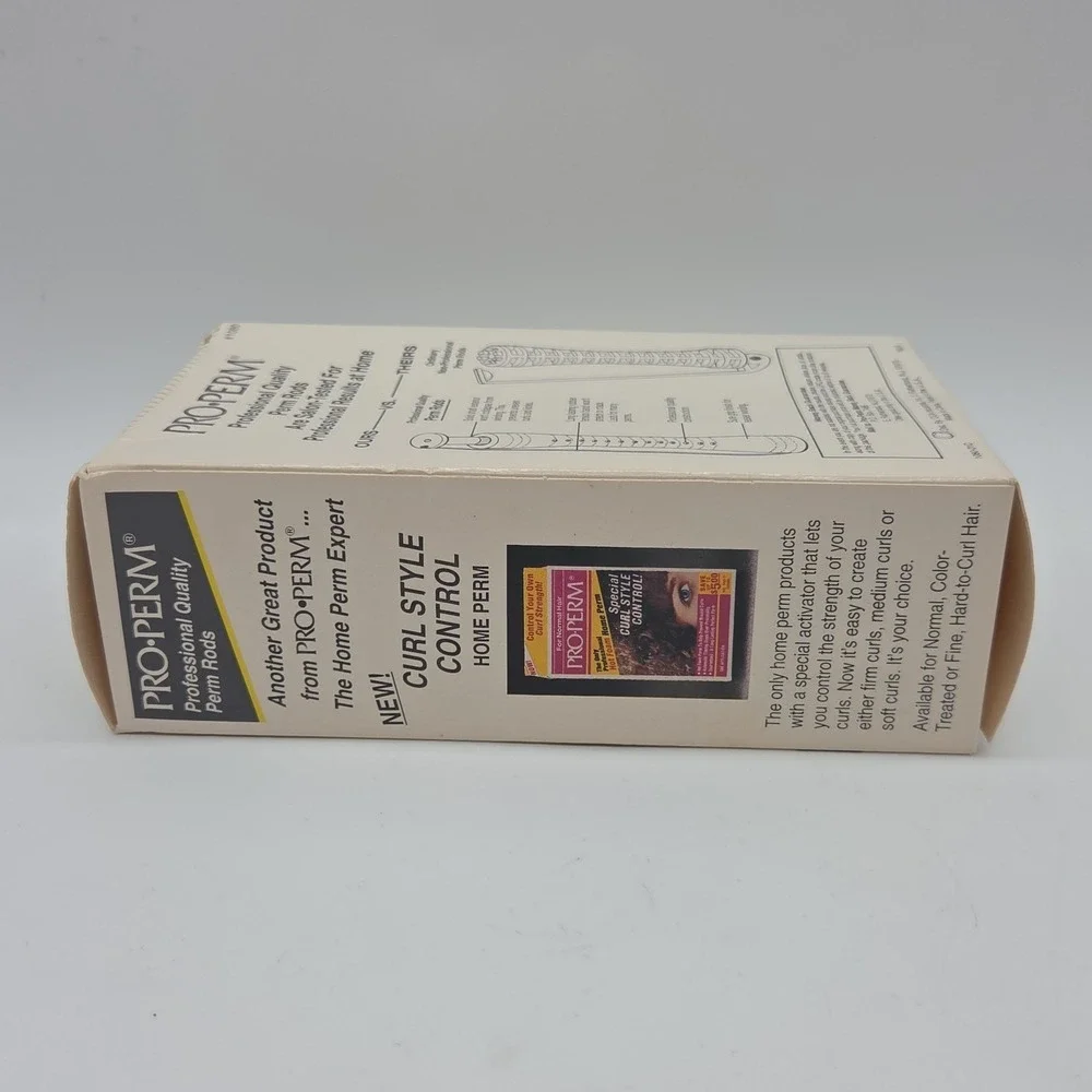 NEW Pro-Perm Rods Loose Curls Profesional Quality Salon Curl Rods *24ct READ*